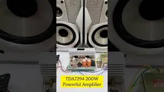 200W Tda7294 Amplifier Complete Wiring #youlikeelectronic #speaker #amplifier
