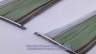 micro-coax wiring harness UL94 V‑0 flame rating 30 pin to 30 pin cable micro coax lead Czech Republi