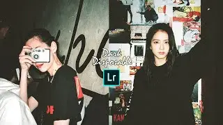 Dark Disposable Camera Effect  | Free Lightroom Mobile Preset Free DNG | Tutorial Lightroom Mobile