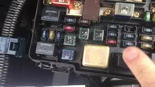 Honda CR-V Under Bonnet Fuse & Relay Diagram (Fuel Pump, Ignition & ECU Circuits)