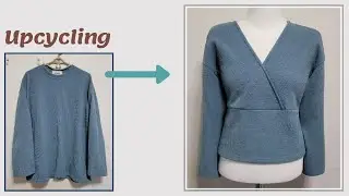 DIY Upcycling a knit|니트 리폼|스웨터|sweater|티셔츠|Reform Old Your Clothes|안입는옷|Refashion|옷수선|옷만들기|