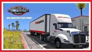 ATS 1.31 Open Beta Gameplay | XPO Logistics Fleet Drive | ATS 4K Rendered To 1080p