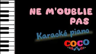 🎤Ne M'oublie Pas (Remember me🎸Coco)❤️ karaoké piano 🎹  Chanson qui remporte un Oscar en 2017🎤