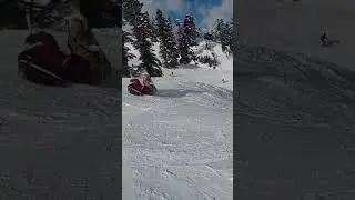 Falling is a part of learning 🙂 #snowboarding