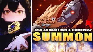 7DS ORIGIN FIRST SUMMONS EVER! SSR SUMMON ANIMATIONS & MORE GAMEPLAY! (Seven Deadly Sins Origin)