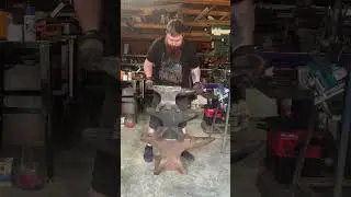 Stacking anvils #blacksmith #anvil #forge