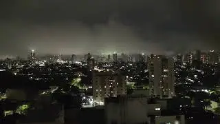 Rainy Night in Goi&acirc;nia, Brazil | Urban Rain Ambience for Relaxation (4K)
