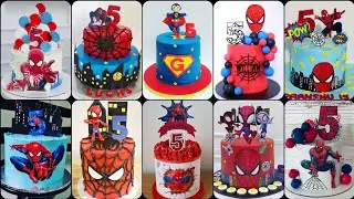 5th Year Old Baby Boy Birthday Cake Ideas/Spiderman Cake/Spiderman Theme Cake/Birthday Cake Ideas
