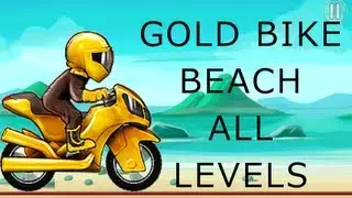 Bike Race: Beach walkthrough with gold bike
