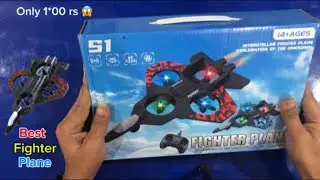 Rc mini drone -s1 fighter jet stunt and flipping unboxing Vidio 