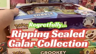 SHOULD TAKE MY 'KEEP IT SEALED' ADVICE INSTEAD OF OPENING THESE 3 POKEMON GALAR COLLECTION 開箱 【ポケカ】