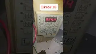 How to remove error 15 #machine  ## qixining sarvo motor ##auto cutter ## auto revaras ## auto lifte