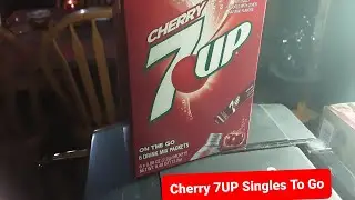 Cherry 🍒 7up Singles On-The-Go Drink Mix Review | Cottage Reviews 2022