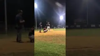 Jayson Werth crushing a homer in men's 30 and over baseball league