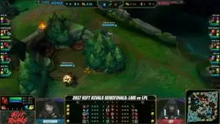 [2017 Rift Rivals LCK-LPL-LMS] Semi-finals - G3 - AHQ vs EDG - League of Legends - AHQ vs Edward G