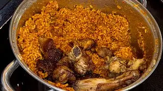 Traditional Smoking Jellof Without Non-stick Pot,Foil and Vegetables 