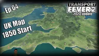 Transport Fever 2- 2023 Update|UK MAP|Ep4 Bringing Goods into Manchester