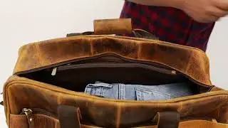 Hands On | Rustic Town John Weekender Travel Bag (Brown)