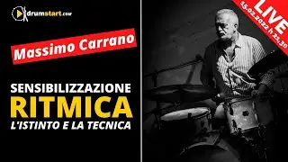 Sensibilizzazione Ritmica - Live con Massimo Carrano