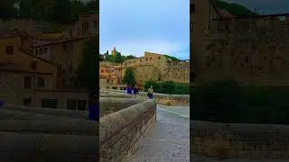 Besal&uacute;, Most Beautiful Spanish Village 🇪🇸 #travel #beautifulvillage #spaintravel