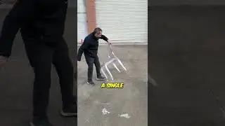 World's Strongest Chair vs Tesla 🚗💥 (@daimplastic on TT) #shorts