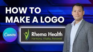 Health and Wellness Logo in Canva (Beginner Tutorial)