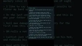 DnD GreenText 5 Emotional Damage