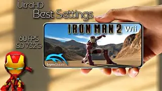IRON MAN 2 (Wii) | 60FPS | Best Settings Dolphin Emulator | Wii Controller Setup | SD 732G
