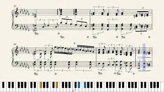 Fox song (Alisa song), from Tiny Bunny (Зайчик), piano sheet.