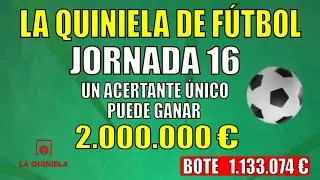 Matchday 16 Lottery Prediction | &euro;1,133,074 Million Jackpot 💰
