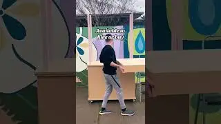 Flat-Pack Cart for Events & Markets | Easy Click-Together Canopy Setup (No Tools Needed)