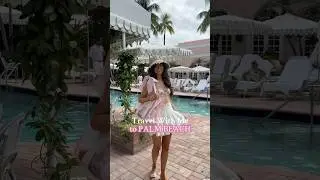 travel with me to Palm Beach, FL🌴🌸 #travelvlog #palmbeach