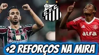 +2 REFORÇOS ESPECULADOS NO SANTOS: MEIA  LIMA DO FLUMINENSE E ATACANTE RAYKKONEN DO INTERNACIONAL 