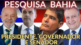 LULA X FL&Aacute;VIO BOLSONARO. QUEM LIDERA NA BAHIA.