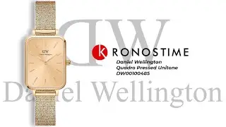 Daniel Wellington Quadro Pressed Unitone DW00100485 - KronosTime.RU обзор часов