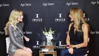 Backstage at Miss Universe 2015 with Image Skincare