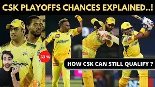 How CSK can still Qualify for Playoffs in IPL 2022 ? Full Equation Explained ! CSK Playoff Chances
