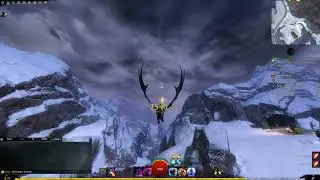 Guild Wars 2 (Skyscale Rider Shiverpeak Mountains) - 09 Point