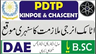 PDTP KINPOE CHASCENT Atomic Energy Job 2021