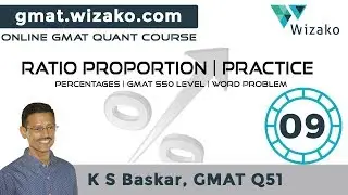 GMAT 550 level Percentages Practice Question | GMAT Online Preparation