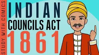 Indian Councils Act  of 1861 | Laxmikanth Summary - Chapter 1| Study with Comics | Hindi / English