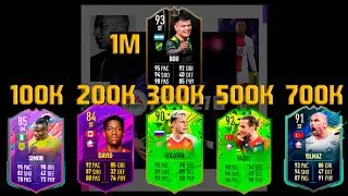 FIFA 21 BEST 100K 200K 300K 500K 700K 1M (EXCLUDING TOP 5 LEAGUES) SQUAD BUILDER WITH AI! #20