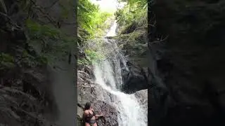 A MUST VISIT HIDDEN WATERFALL IN ST VINCENT #shorts #waterfallsounds