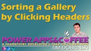 Clicking Headers to Sort a Gallery