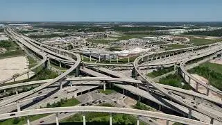 Houston Freeway System Aerial Tour | Professional Drone Services Texas
