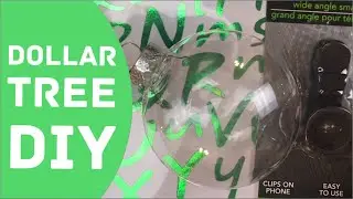 Dollar Tree DIY - Elf Cam Glitter Ornament
