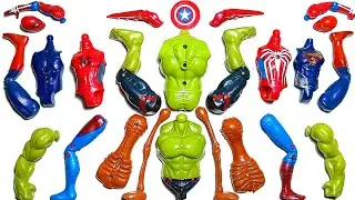 AVENGERS TOYS MARVEL'S SUPERHERO SUPERMAN, SPIDER-MAN, SIRENHEAD, HULK ACTIONFIGURE TOYS ASSEMBLE 