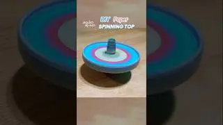 DIY Squid Game Spinning Top with Paper | How to make Paengi Chigi #diy #papertoy #squidgame2 #shorts
