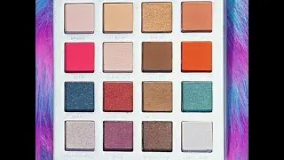 Pur Cosmetics Trolls Eye Shadow Palette Swatches