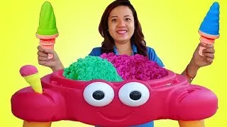 Color Kinetic Sand Ice Cream Crab Funny Pretend Play Toy Store
